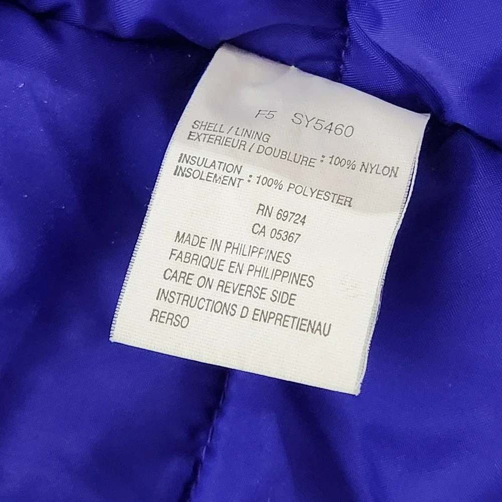 vintage 90's Youth COLUMBIA Ski Jacket Teal/Purples colorblock Hood‎ 18/20 XL